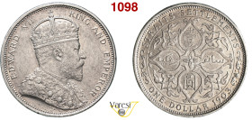 STRAITS SETTLEMENTS - EDOARDO VII (1901-1910) Dollaro 1903 KM. 25 Ag 26,98 g 37,2 mm BB/q.SPL