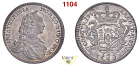 AUSTRIA - Maria Teresa d'Asburgo (1740-1780) Quarto Tallero 1742, Hall 6,75 g 30,3 mm Ag q.FDC