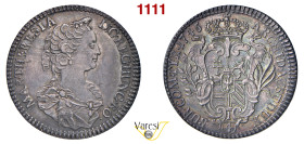 AUSTRIA - Maria Teresa d'Asburgo (1740-1780) Quarto Tallero 1745, Hall 7,19 g 30,4 mm Ag SPL÷FDC • Bella patina