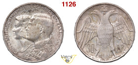 CIPRO - Costantino II e Annamaria (1964-1973) 30 Dracme 1964 12,02 g 30,2 mm Ag q.FDC