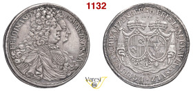 GERMANIA - Schwarzenberg, Ferdinando Guglielmo Eusebio e Maria Anna (1683-703) Thaler 1696, Kremnitz Davenport 7702 28,94 g 47,3 mm Ag q.SPL