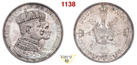 GERMANIA - Prussia Tallero 1861, Berlino 18,50 g 33,1 mm Ag SPL