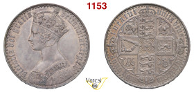 GRAN BRETAGNA - Vittoria d'Hannover (1837-1901) Crown 1847, Londra Davenport 106 Ag 28,22 g 39,1 mm m.SPL