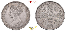 GRAN BRETAGNA - Vittoria d'Hannover (1837-1901) Florin 1865, Londra Spink 3891 Ag 11,30 g 30 mm SPL