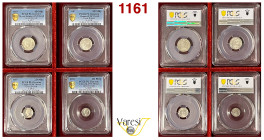 GRAN BRETAGNA - Vittoria d'Hannover (1837-1901) Maudy set (4, 3, 2 e 1 Pence) 1887, Ag In slab PCGS (XF detail, mount removed - Unc detail, cleaned - ...
