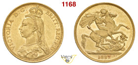 GRAN BRETAGNA - Vittoria d'Hannover (1837-1901) 2 Sovereign 1887, Londra KM 768 Au 15,94 g 29,3 mm m.SPL