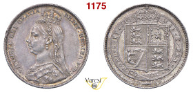 GRAN BRETAGNA - Vittoria d'Hannover (1837-1901) 1 Shilling 1889, Londra 5,67 g 23,6 mm Ag m.SPL