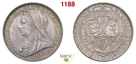 GRAN BRETAGNA - Vittoria d'Hannover (1837-1901) Florin 1901, Londra Spink 3939 Ag 11,32 g 28,5 mm q.FDC