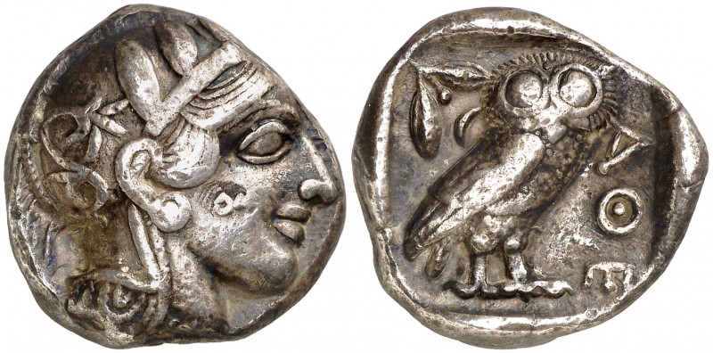 (454-404 a.C.). Ática. Atenas. Tetradracma. (S. 2526) (CNG. IV, 1597). 17,09 g. ...