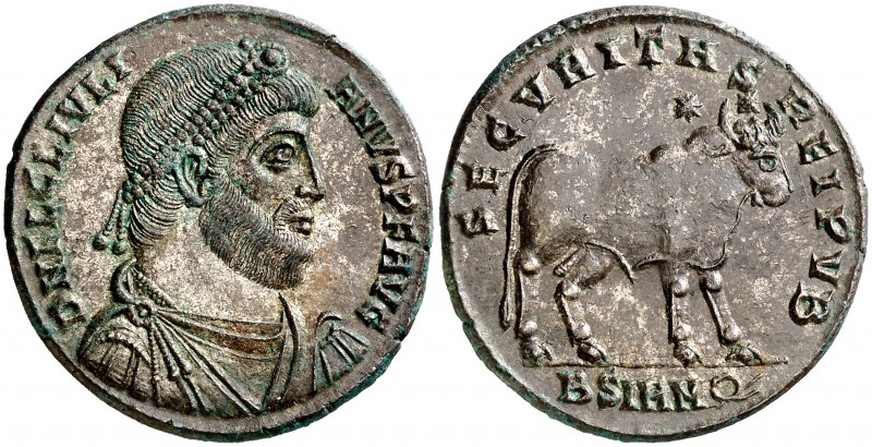 (362-363 d.C.). Juliano II. Sirmium. Doble Maiorina. (Spink 19152) (Co. 38) (RIC...