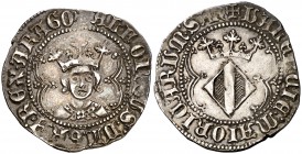 Alfons IV (1416-1458). València. Ral. (Cru.V.S. 864.2) (Cru.C.G. 2907d). 3,24 g. Buen ejemplar. Escasa así. MBC+/EBC-.