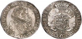 1619. Alberto e Isabel. Amberes. 1 ducatón. (Vti. 388) (Vanhoudt 317.AN). 32,55 g. MBC/MBC+.