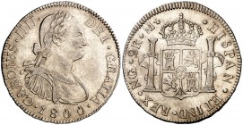1800. Carlos IV. Guatemala. M. 2 reales. (Cal. 923). 6,74 g. EBC-.