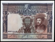 1925. 1000 pesetas. (Ed. C2) (Ed. 351). 1 de julio, Carlos I. Raro así. S/C-.
