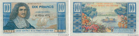 Country : FRENCH EQUATORIAL AFRICA 
Face Value : 10 Francs Colbert 
Date : (1947) 
Period/Province/Bank : Caisse Centrale de la France d'Outre-Mer 
Ca...