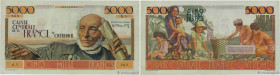 Country : FRENCH EQUATORIAL AFRICA 
Face Value : 5000 Francs Schoelcher 
Date : (1946) 
Period/Province/Bank : Caisse Centrale de la France d'Outre-Me...