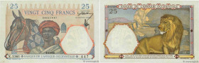 Country : FRENCH WEST AFRICA (1895-1958) 
Face Value : 25 Francs 
Date : 09 mars 1939 
Period/Province/Bank : Banque de l'Afrique Occidentale 
Catalog...