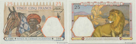 Country : FRENCH WEST AFRICA (1895-1958) 
Face Value : 25 Francs 
Date : 22 avril 1942 
Period/Province/Bank : Banque de l'Afrique Occidentale 
Catalo...