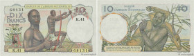 Country : FRENCH WEST AFRICA (1895-1958) 
Face Value : 10 Francs 
Date : 22 avril 1948 
Period/Province/Bank : Banque de l'Afrique Occidentale 
Catalo...