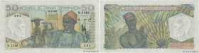 Country : FRENCH WEST AFRICA (1895-1958) 
Face Value : 50 Francs 
Date : 22 avril 1948 
Period/Province/Bank : Banque de l'Afrique Occidentale 
Catalo...