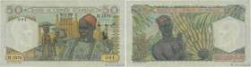 Country : FRENCH WEST AFRICA (1895-1958) 
Face Value : 50 Francs 
Date : 29 décembre 1950 
Period/Province/Bank : Banque de l'Afrique Occidentale 
Cat...