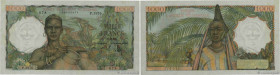 Country : FRENCH WEST AFRICA (1895-1958) 
Face Value : 1000 Francs 
Date : 28 octobre 1954 
Period/Province/Bank : Banque de l'Afrique Occidentale 
Ca...