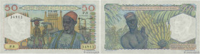 Country : FRENCH WEST AFRICA (1895-1958) 
Face Value : 50 Francs 
Date : 05 octobre 1955 
Period/Province/Bank : Institut d'émission de l'A.O.F. et du...