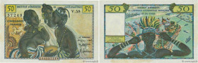 Country : FRENCH WEST AFRICA (1895-1958) 
Face Value : 50 Francs 
Date : (1956) 
Period/Province/Bank : Institut d'émission de l'A.O.F. et du Togo 
Ca...