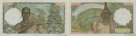 Country : FRENCH WEST AFRICA (1895-1958) 
Face Value : 1000 Francs 
Date : 05 octobre 1955 
Period/Province/Bank : Institut d'émission de l'A.O.F. et ...