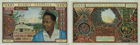 Country : CAMEROON 
Face Value : 5000 Francs 
Date : (1961) 
Period/Province/Bank : Banque Centrale 
Department : République du Cameroun 
Catalogue re...
