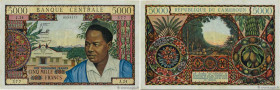 Country : CAMEROON 
Face Value : 5000 Francs 
Date : (1961) 
Period/Province/Bank : Banque Centrale 
Department : République du Cameroun 
Catalogue re...