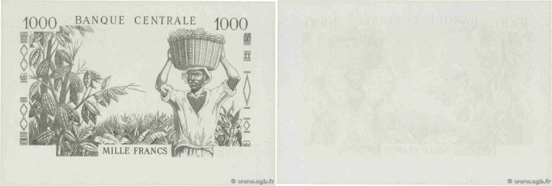 Country : CAMEROON 
Face Value : 1000 Francs 
Date : (1962) 
Period/Province/Ban...