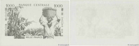 Country : CAMEROON 
Face Value : 1000 Francs 
Date : (1962) 
Period/Province/Bank : B.C.E.A.E.C. - Banque Centrale 
Department : République Fédérale d...