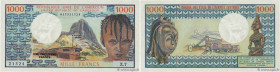Country : CAMEROON 
Face Value : 1000 Francs 
Date : (1974-1977) 
Period/Province/Bank : B.E.A.C. 
Department : République Unie du Cameroun 
Catalogue...