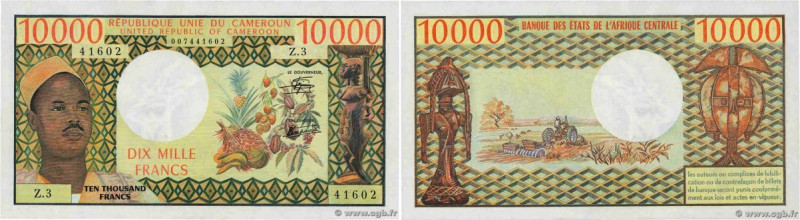 Country : CAMEROON 
Face Value : 10000 Francs 
Date : (1978) 
Period/Province/Ba...