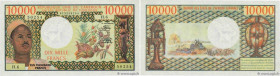 Country : CAMEROON 
Face Value : 10000 Francs 
Date : (1981) 
Period/Province/Bank : B.E.A.C. 
Department : République Unie du Cameroun 
Catalogue ref...