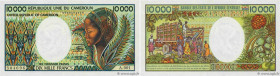 Country : CAMEROON 
Face Value : 10000 Francs 
Date : (1981) 
Period/Province/Bank : B.E.A.C. 
Department : République Unie du Cameroun 
Catalogue ref...