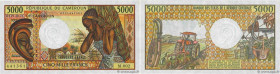 Country : CAMEROON 
Face Value : 5000 Francs 
Date : 1992 
Period/Province/Bank : B.E.A.C. 
Department : République du Cameroun 
Catalogue reference :...