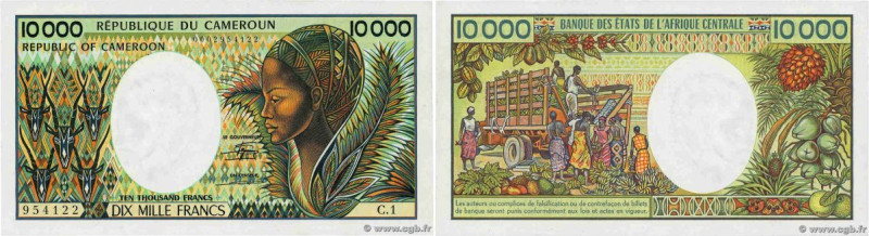Country : CAMEROON 
Face Value : 10000 Francs 
Date : (1984) 
Period/Province/Ba...