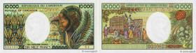 Country : CAMEROON 
Face Value : 10000 Francs 
Date : (1984) 
Period/Province/Bank : B.E.A.C. 
Department : République du Cameroun 
Catalogue referenc...