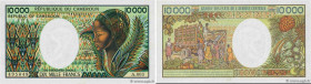 Country : CAMEROON 
Face Value : 10000 Francs 
Date : (1990) 
Period/Province/Bank : B.E.A.C. 
Department : République du Cameroun 
Catalogue referenc...