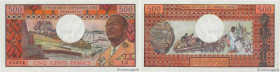 Country : CENTRAL AFRICAN REPUBLIC 
Face Value : 500 Francs 
Date : (1974) 
Period/Province/Bank : B.E.A.C. 
Department : République Centrafricaine 
C...