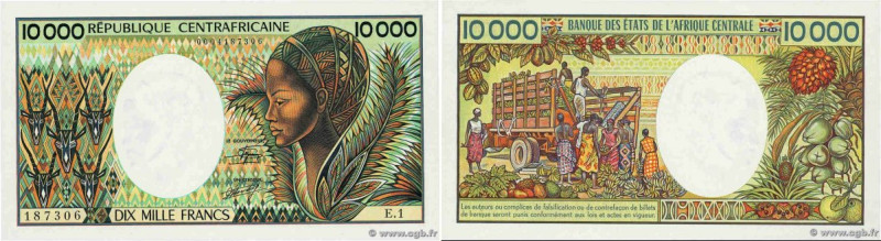 Country : CENTRAL AFRICAN REPUBLIC 
Face Value : 10000 Francs 
Date : (1983) 
Pe...