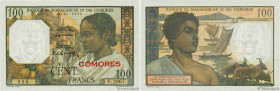 Country : COMOROS 
Face Value : 100 Francs 
Date : (1963) 
Period/Province/Bank : Banque de Madagascar et des Comores 
Catalogue reference : P.3b2 
Al...