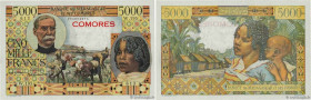 Country : COMOROS 
Face Value : 5000 Francs 
Date : (1963) 
Period/Province/Bank : Banque de Madagascar et des Comores 
Catalogue reference : P.6c 
Al...