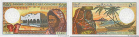 Country : COMOROS 
Face Value : 500 Francs 
Date : (1994) 
Period/Province/Bank : Banque Centrale des Comores 
Catalogue reference : P.10b2 
Alphabet ...