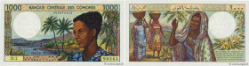 Country : COMOROS 
Face Value : 1000 Francs 
Date : (1986) 
Period/Province/Bank : Banque Centrale des Comores 
Catalogue reference : P.11a 
Alphabet ...