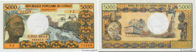 Country : CONGO 
Face Value : 5000 Francs 
Date : (1978) 
Period/Province/Bank : B.E.A.C. 
Department : République Populaire du Congo 
Catalogue refer...