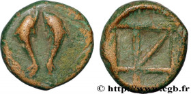 AEGINA - AEGINA ISLAND - AEGINA
Type : Demi-unité 
Date : c. 350-338 AC. 
Mint name / Town : Égine, Aegina 
Metal : copper 
Diameter : 13  mm
Orientat...