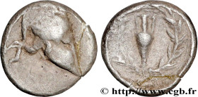 UNCERTAIN PELOPONNESE
Type : Hemiobole 
Date : c. 400-300 AC. 
Mint name / Town : Incertain, Péloponnèse 
Metal : silver 
Diameter : 8  mm
Orientation...